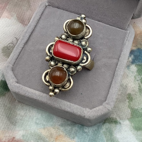 Vintage Bedouin Ring size 8 - Picture 2 of 3